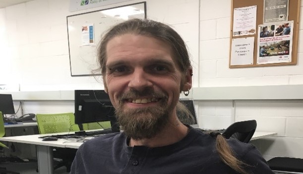 Man with beard smiling